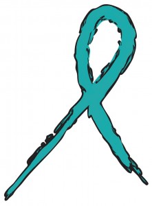 Teal Ribbon 1