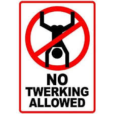 Now Twerking allowed